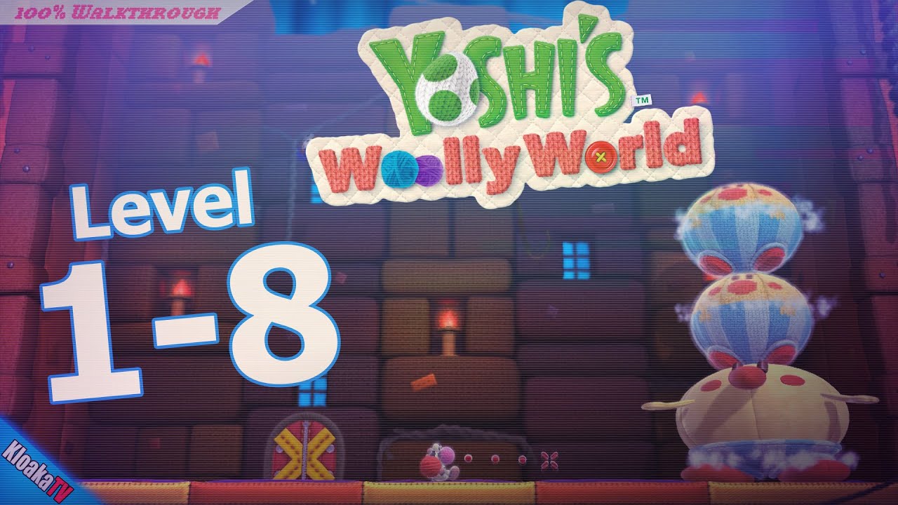 Yoshi's Woolly World 1-4 Yarn Locations - namecircles